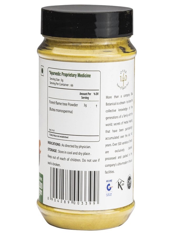 Bixa Botanical Palash Phool Powder 200 g (Kesu phool/Forest Flame Tree/Butea Monosperma) Supports Urinary Tract Health - Image 3