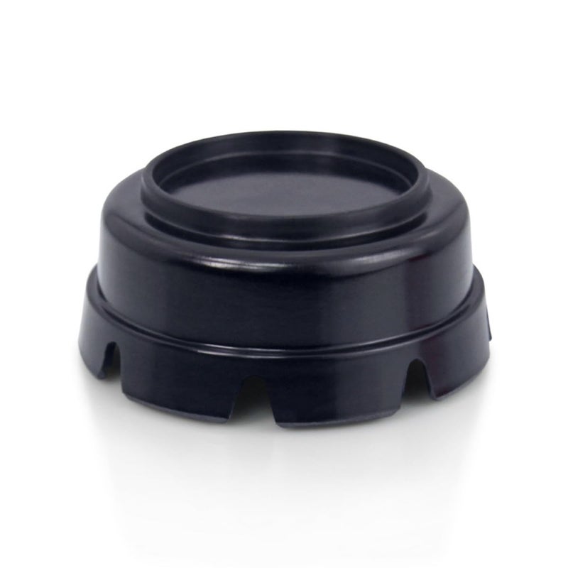 Smokeless Plastic Ashtray Set of 4 Portable with 8 Slots for Indoor Outdoor Use Black - Image 5