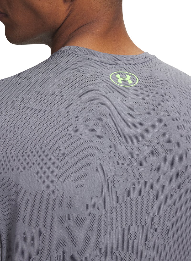 UNDER ARMOUR Ech Vent Jacquard T-Shirt - Image 3