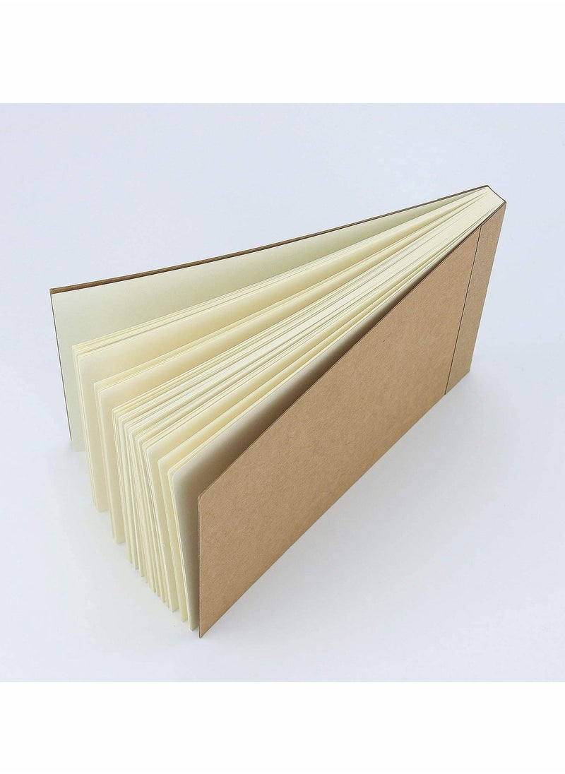 Generic - Small A6 Spiral Notepad 6 Set, Kraft Cover Blank Page (60 Sheets) Sketchbook Sketchpad, Classic Pocket Note Book Drawing Block Reporters Notepad, Good for memos, Painting and Graffiti - Image 1