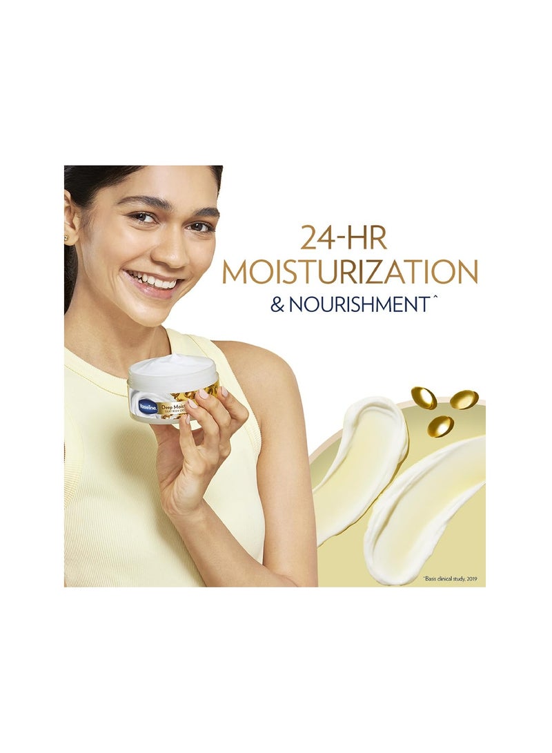 فازلين كريم الجسم الحريري للترطيب العميق من فازلين مع تقنية سيرا بوست للحصول على بشرة ناعمة وحريرية  180 g - Image 3