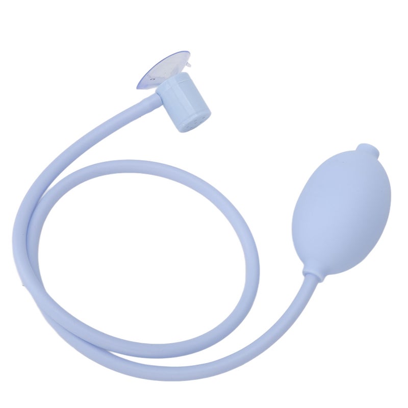 Sitz Bath Flusher Tube: Blue, Handheld Design - Suction Cup Attachment Sitz Bath Hose for Hemorrhoid Sufferers Postpartum Perineal Care - Image 2