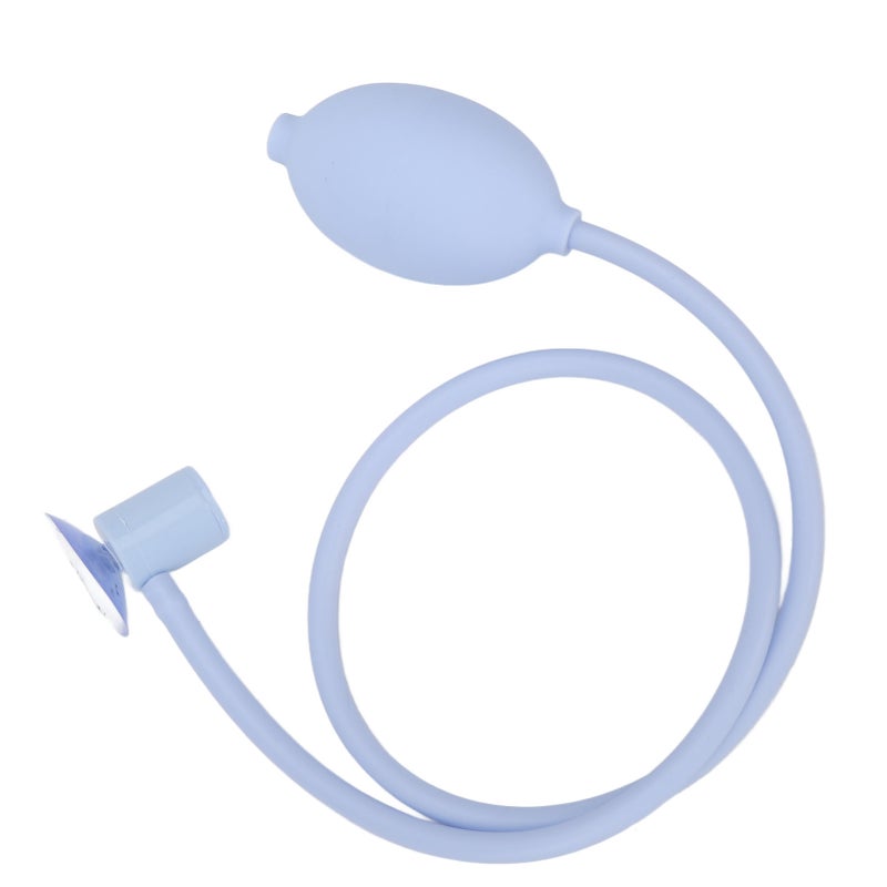 Sitz Bath Flusher Tube: Blue, Handheld Design - Suction Cup Attachment Sitz Bath Hose for Hemorrhoid Sufferers Postpartum Perineal Care - Image 4