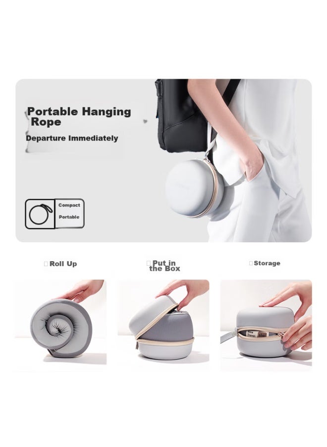 Silayi Siliyi U-shaped Neck Pillow, Travel Portable Airplane Pillow, Long-distance Journey Neck Support, Office Nap Pillow, Sleeping Aid - Image 2