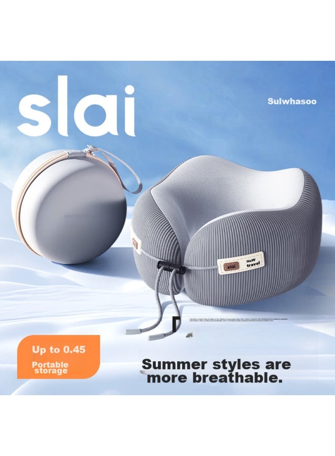 Silayi Siliyi U-shaped Neck Pillow, Travel Portable Airplane Pillow, Long-distance Journey Neck Support, Office Nap Pillow, Sleeping Aid - Image 1