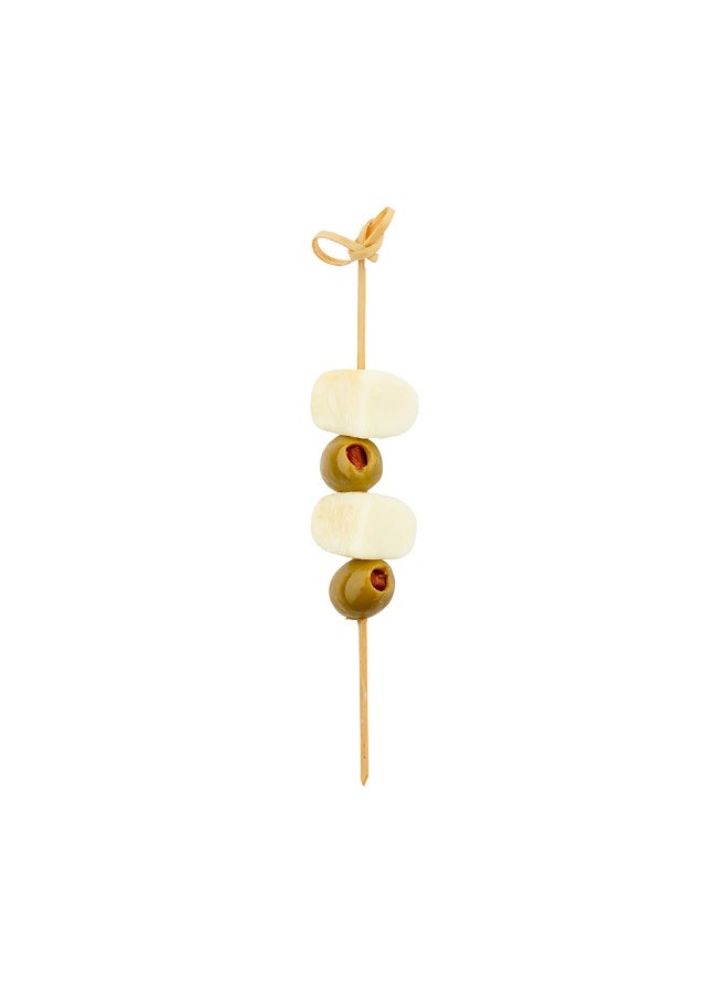 Restaurantware 6 Inch Bamboo Skewers, 1000 Durable Bamboo Bow Tie Skewers - Disposable, Sustainable, Bamboo Picks, Sharp Point, For Barbeques, Parties, And Buffets - Image 2