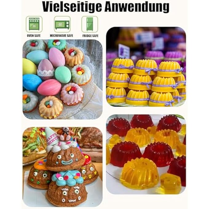 24 قطعة أكواب مافن سيليكون صغيرة أكواب الكعك كب كيك أكواب الخبز أكواب الخبز أكواب الخبز سيليكون أكواب الكعك القطر 65 سم الارتفاع 35 سم 4 ألوان - Image 5