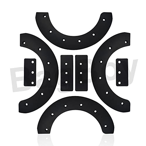 Braveboy 302565MA 302565 Rubber Paddle Kit - by Braveboy, Replacement for 20" 21" 22" Craftsman/Murray Noma /57121MA 1687312SM Snow Thrower Fits Model 536.88150 536.885213 536.881501 & More - Image 2