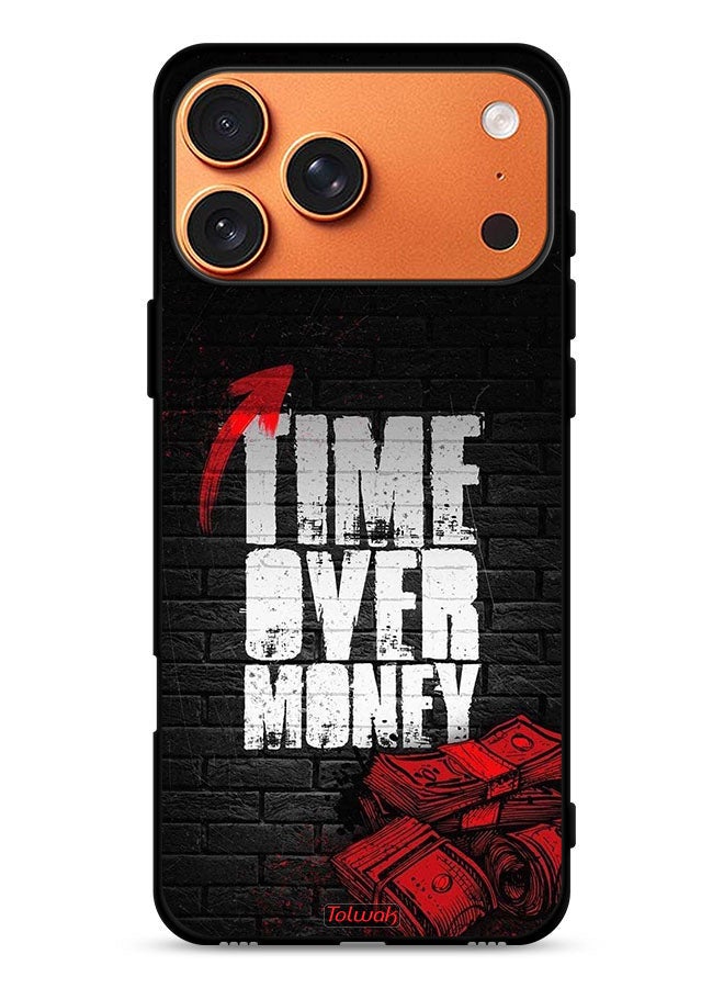Tolwak Apple iPhone 17 Pro Max Protective Case Cover Time Over Money - Image 1