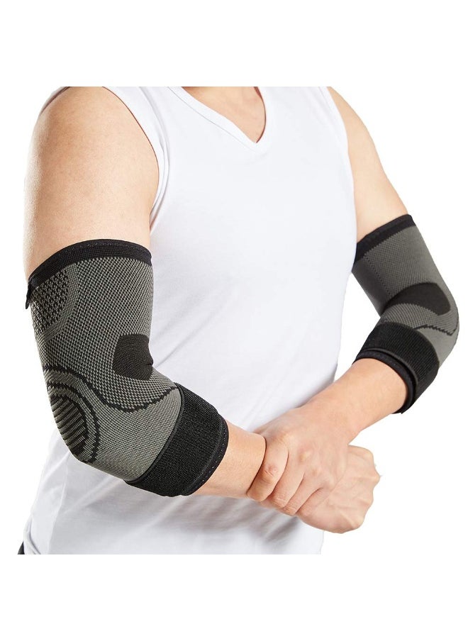 Bodyprox Elbow Brace with Strap for Tendonitis 2 Pack, Tennis Elbow Compression Sleeves, Golf Elbow Treatment - pzsku/ZB93DBA8015F653E5EC89Z/45/_/1740377568/67d6af5a-a387-4c3b-a192-301873720e46