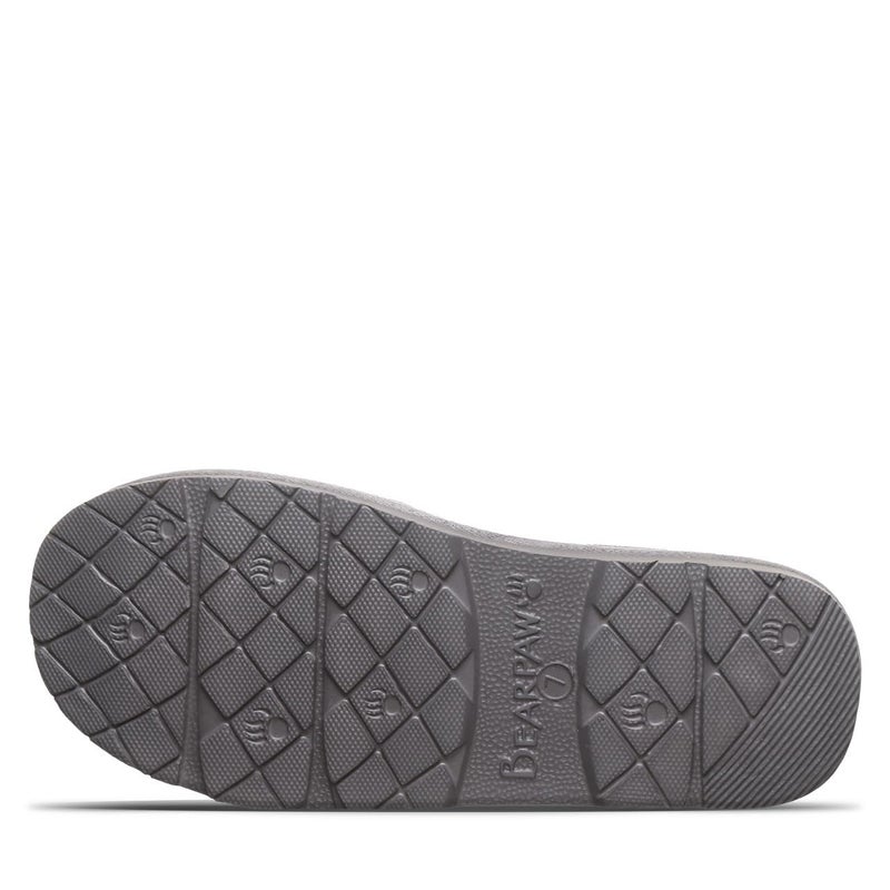 BEARPAW Women's Tabitha Slipper Charcoal Size 8 | Comfortable & Lightweight Slipper | Indoor & Outdoor Shoe for Women - Image 3
