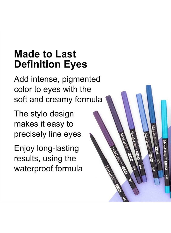 PUPA Milano Made To Last Definition Eyes - Creamy Retractable Automatic Eyeliner - Create Instant, Smudge Free Intensity - Lasting Color Liner For Waterline Or Lid - 200 Desert Taupe - 0.012 Oz