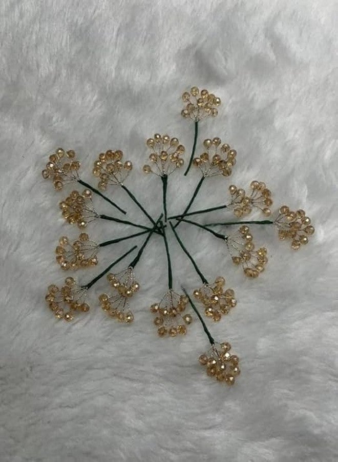 Flushia Trendy look Hair Juda Pin, Clip,Hair brooch for women Hair Clip (Gold) Pack Of 15 pcs - Image 2