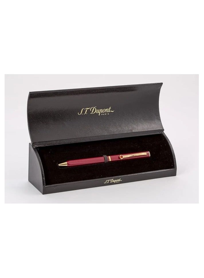S.T. Dupont PARIS S.T. Dupont Ball Point Pen - Mon Dupont Karl Lagerfeld Lotus Red Lacquer Gold 435670 st - Image 2