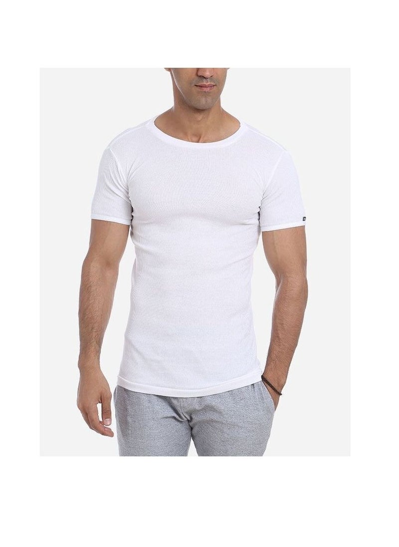COTTONIL Cottonil  Round Neck T- Shirts - White  - Image 1