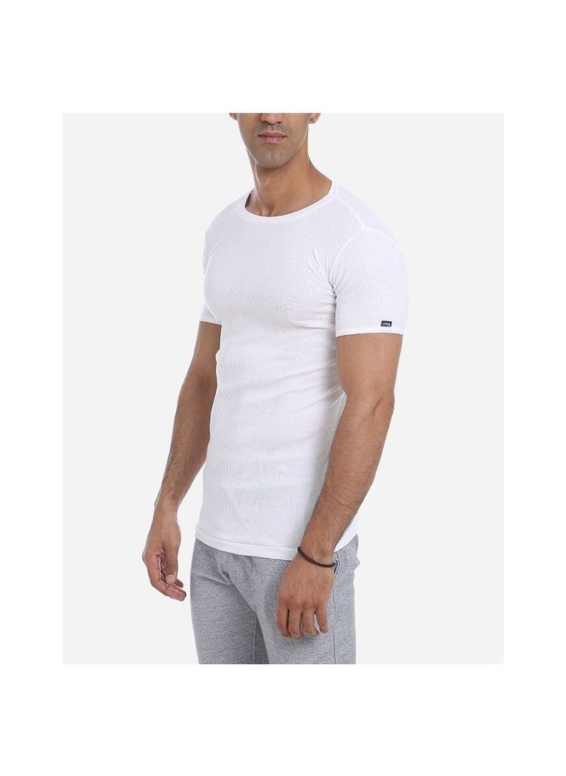COTTONIL Cottonil  Round Neck T- Shirts - White  - Image 2