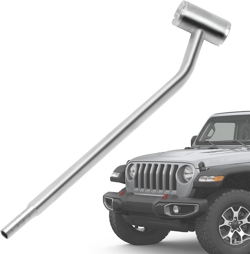 Zinc Alloy Double Head Tire Inflator Rod Portable Repair Tool for Truck Motorcycle - Image 1