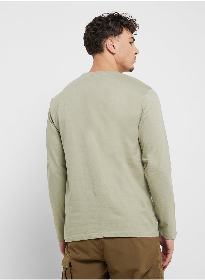 Seventy Five Basics Graphic Long Sleeve T-Shirt  - Image 2