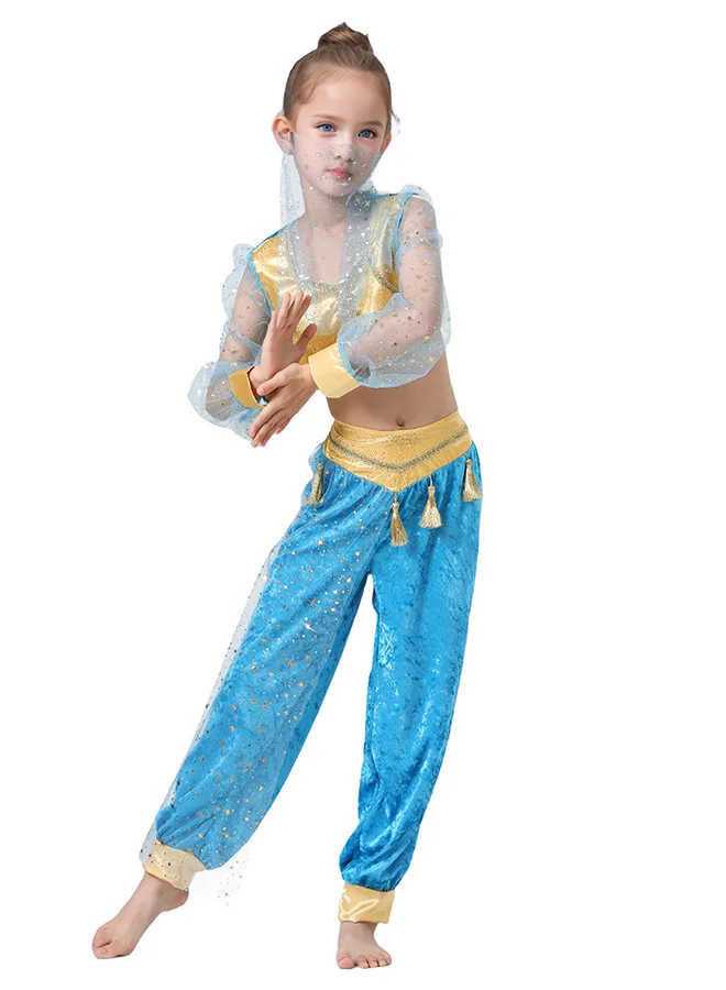 LITTLE SURPRISE BOX Little Surprise Box,The Genie,Kids Halloween Costume Fancy Dress Up-4-6Y