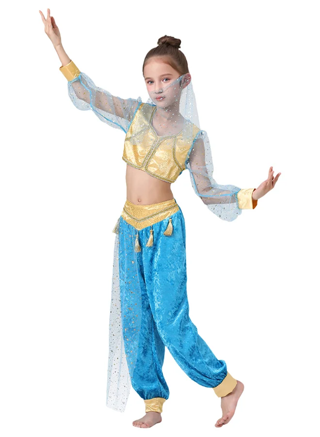 Little Surprise Box,The Genie,Kids Halloween Costume Fancy Dress Up-4-6Y