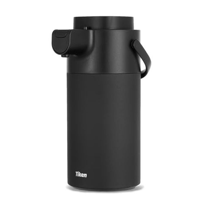Tiken Airpot Coffee Dispenser with Pump - Coffee Carafes for Keeping Hot - Beverage Dispenser - 135oz/4L Thermal Coffee Carafe for Hot Liquids - Stainless Steel Insulated Coffee Thermos Carafe