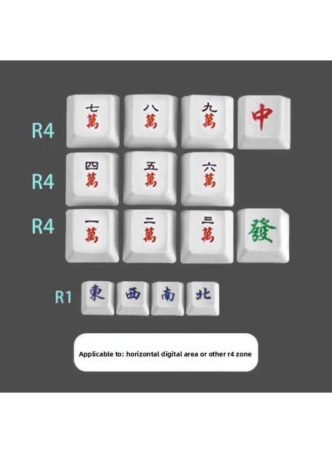 Personalized Mechanical Keyboard Key Cap Personalized Transparent Red Black Transparent Key Cap Single Keyboard Key Diy Generation Hair 