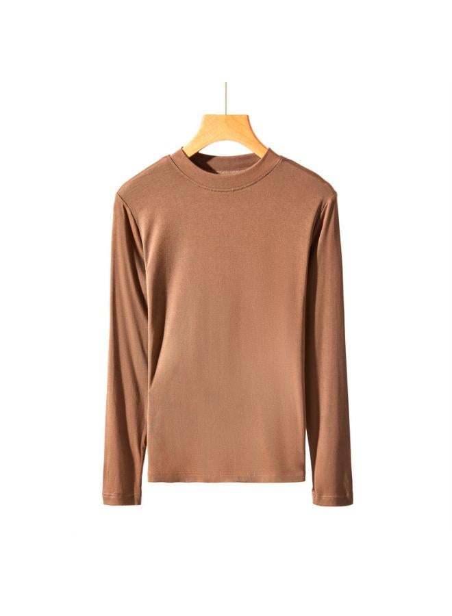 Autumn And Winter Warm Coat Women's Base Shirt New Ide And Outside Wear Long Sleeve Women's Base Sweater Women's
