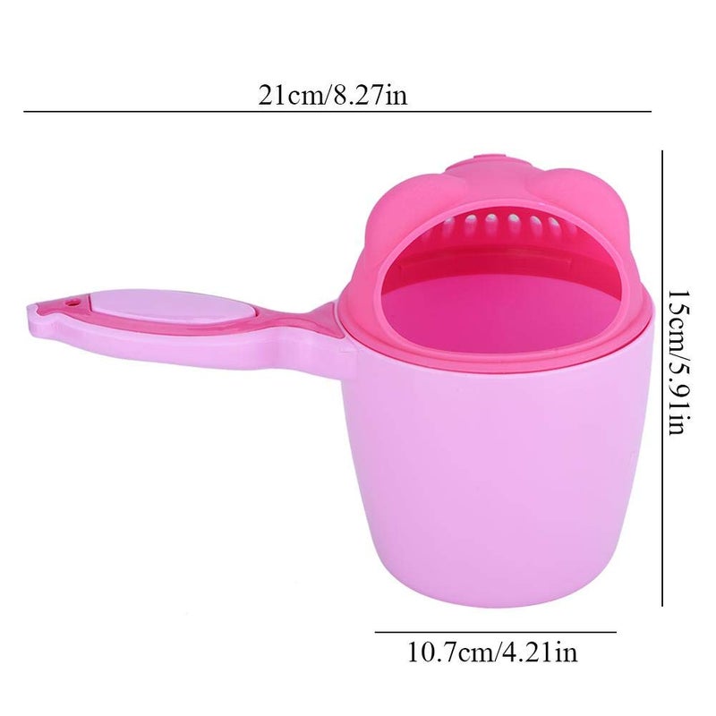 Hztyyier Baby Shampoo Rinse Cup Waterfall Rinser Bath Cup Kid Wash Hair Bathing Flusher Eye for Kids() - Image 2