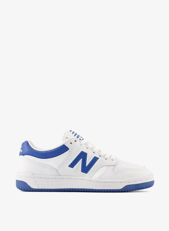 New Balance Boys' Logo Detail Sports Shoes with Lace-Up Closure