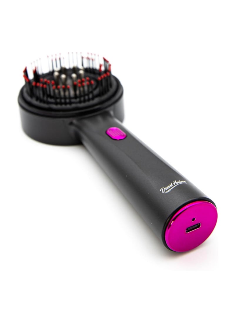 FARROBIZZ 2025 Deluxe Scalp Massage Brush with Oil Applicator – Wireless Electric Massager, Shiatsu Relax, IPX7 Waterproof, Compact Deep Massage Tool for Hair Care & Head Comfort (Grey)  - Image 3