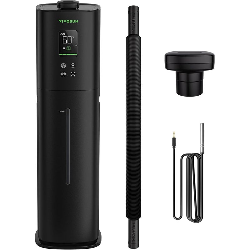 VIVOSUN AeroStream H09 Intelligent Wi-Fi Humidifier, 2.38 Gal / 9 L Humidifier with Temp & Humidity Probe, Smart Remote Control, Designed for Growers - Image 1