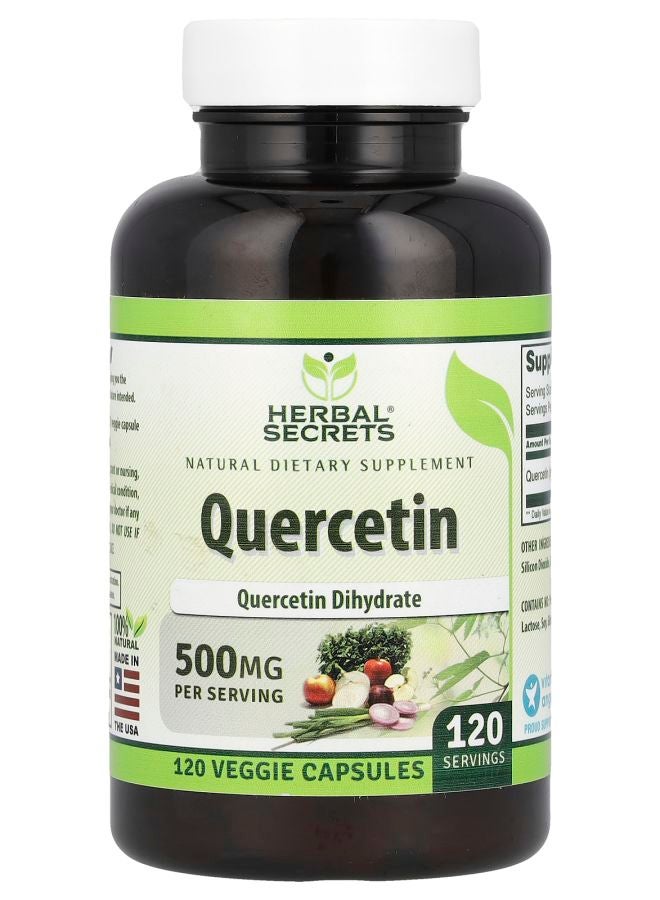 Quercetin 500 mg 120 Veggie Capsules