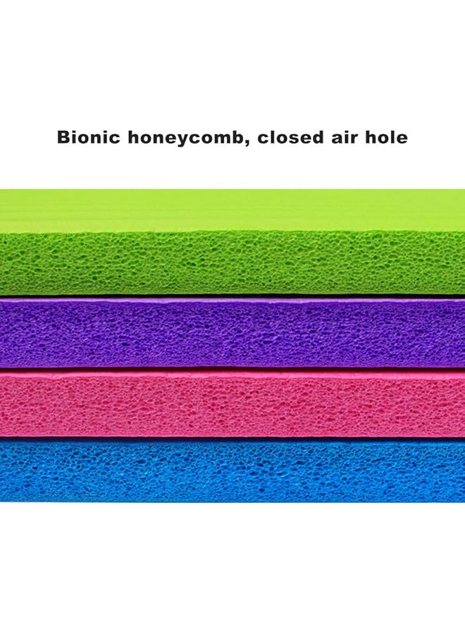 FESTNIGHT Non Slip Yoga Mat 10 Mm Size Pink - Image 3