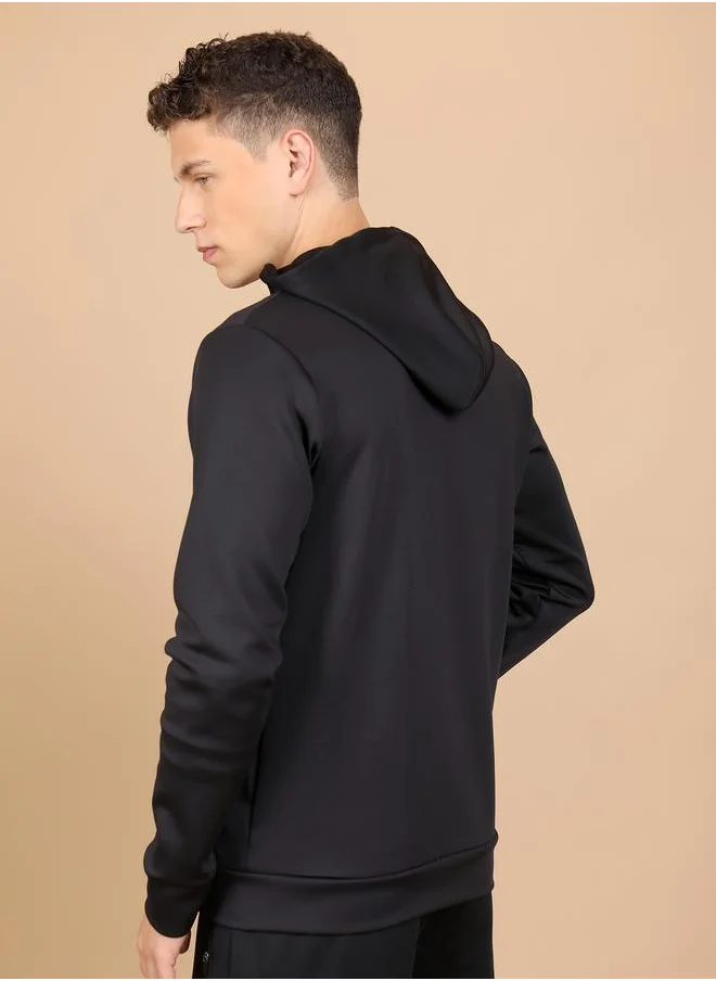 HIGHLANDER Full Zip Hooded Sweatshirt by Styli