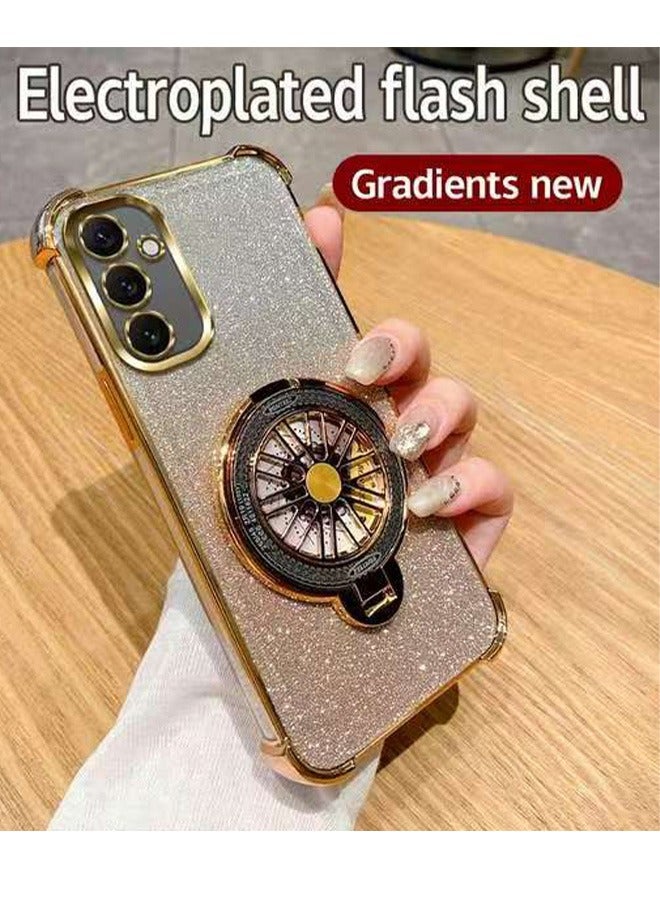 Geustos Suitable for Samsung Galaxy A36 5G plating flash stand with phone protective case for cooling - Image 1