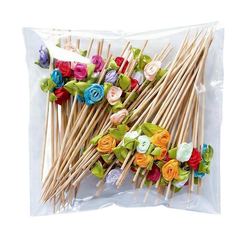 Valentine's Day cocktail sticks, cake garnishes, wedding season party supplies, fruit forks, disposable fruit garnishes in Shucheng - Image 2