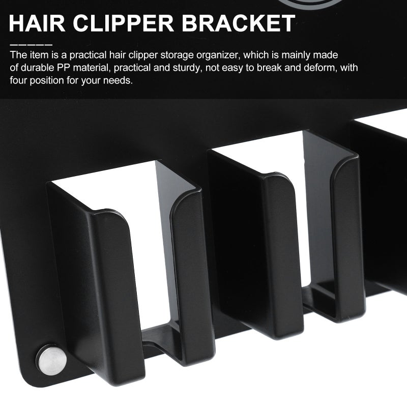 3pcs Hair Clipper Holder Hair Clipper Wall-Mounted Bracket Hair Clipper Wall Holder - Image 5