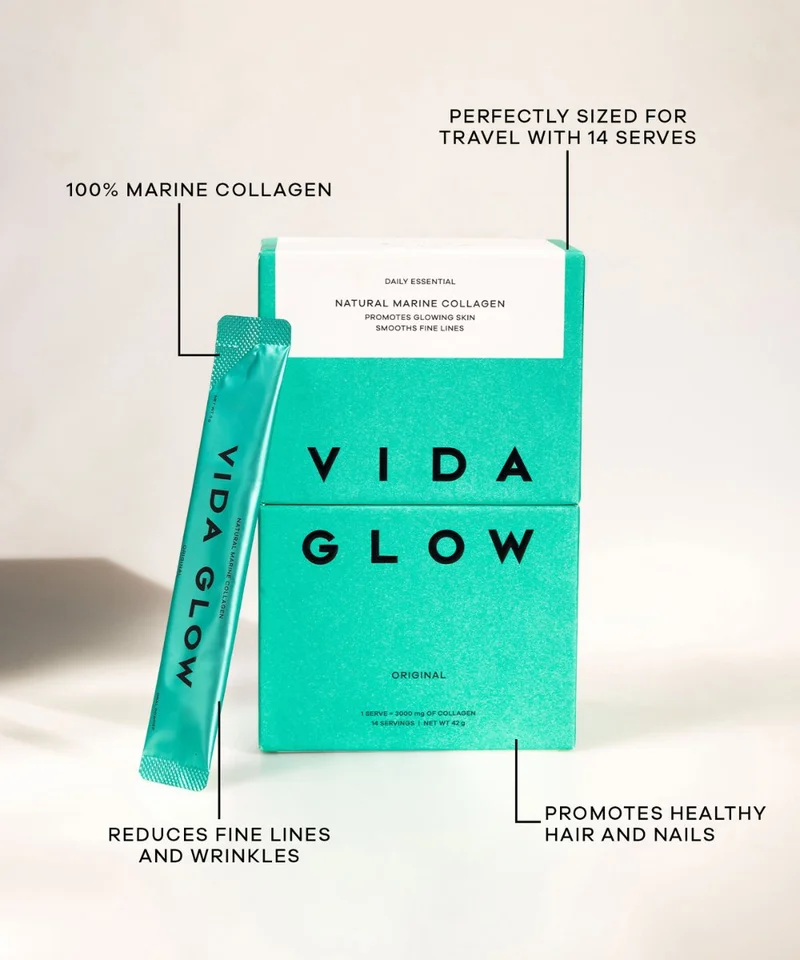 Vida GLOW Natural Marine Collagen Trial Pack