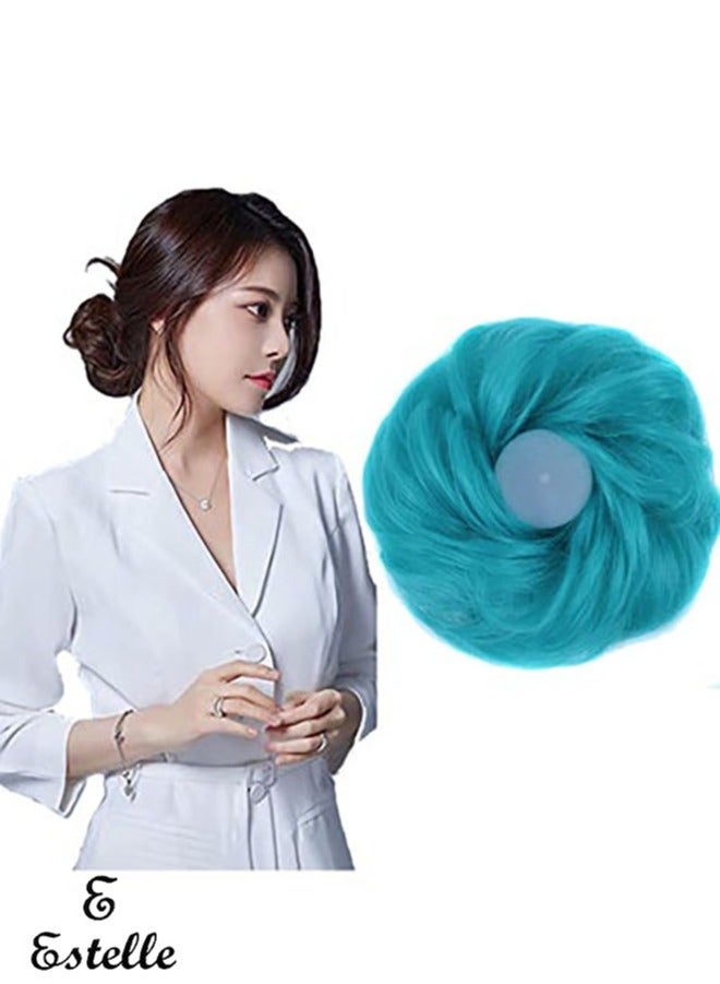 إستيل شعر مستعار على شكل كعكة شعر فوضوي مع شريط مطاطي مرن على شكل ذيل حصان أوبدو شينيون دونات شعر مستعار صناعي مجعد للنساء (اللون # 5126) - Image 1