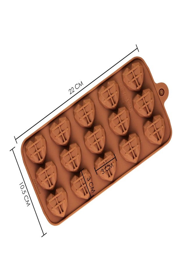 JoyGlobal 15 Cavities Silicone Diamond Heart Mould - Image 4