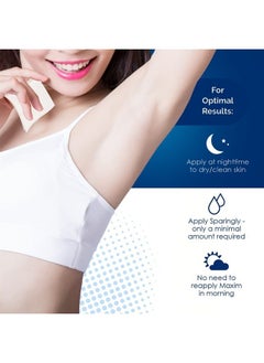 Maxim Maxim Sensitive Antiperspirant Towelette for Women and Men | Deodorant Wipes, On The Go Sweat Block Wipes For Excessive Sweating And Body Odor(1-Pack)  - Image 4