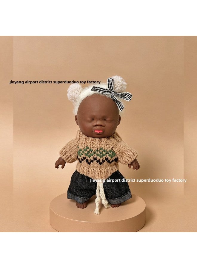 Only The Clothes Are Trending Online: 14cm Wholesale High-Quality Natasha Doll Black Doll Clothes For Dress-Up And Stress Relief - Image 1
