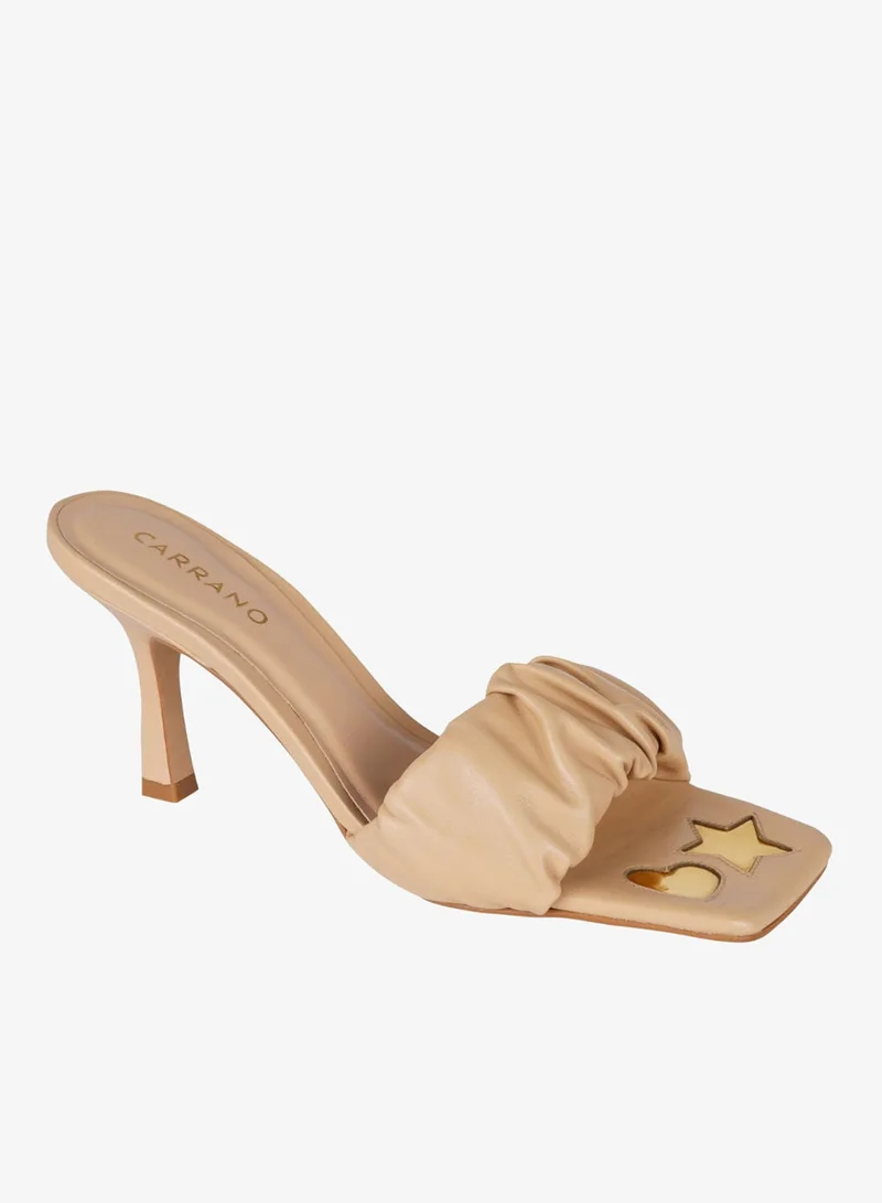 كارانو كارانو سنيكرز نسائي مطبوع بمقدمة مربعة 321036