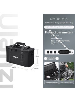 Ulanzi Excellent Basket 100W Lamp Master Palm COB Lamp Live Fill Light Built-in Battery Portable Camera-Light Source Color:【14.5l】photography Light Storage Box