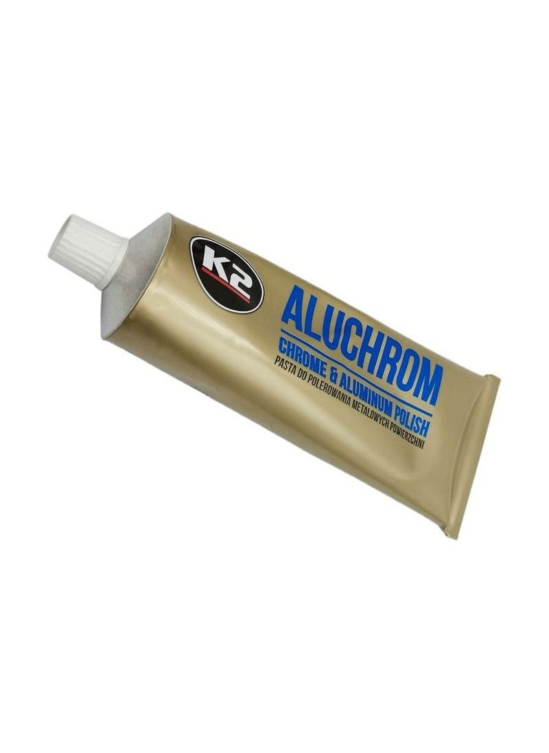 K2 K003 Aluchrome وملمع الألمنيوم 120 جرام يجدد لمعان المواد المحفوظة المصنوعة في الاتحاد الأوروبي