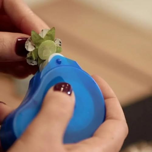 Glue Dots نقاط الغراء، موزع نقاط الغراء المربعة، مزدوج الجوانب، 3/16 بوصة، 450 نقطة، دائم، شريط غراء للحرف اليدوية، نقاط لاصقة، بديل الغراء الساخن السائل، شفاف - Image 4
