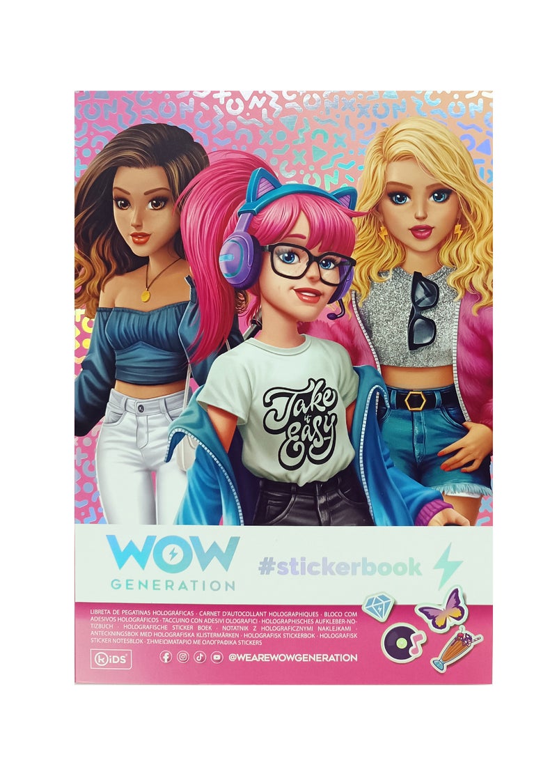 WOW Generation Holographic Sticker Book - Image 1