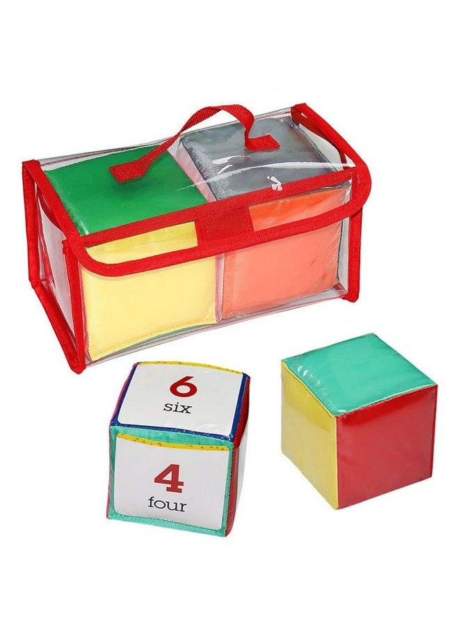 Eamay - Playing Game Dice Soft Foam Cubes Set Of 2 Learn Pocket Cubes Ages 3 Years And Up. - Image 1