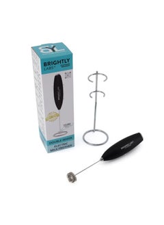 BRIGHTLY LABS Upgrade Your Coffee Experience with Our Powerful Milk Frother - Handheld Electric Whisk with Titanium Motor, Mixing, and Blending for Frappes, Lattes, and Matcha. Includes Convenient Stand!  - Image 3