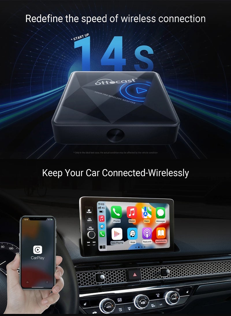 Ottocast U2 Air Pro Wireless CarPlay Apple Adapter for OEM Wired CarPlay Car Play Accessories